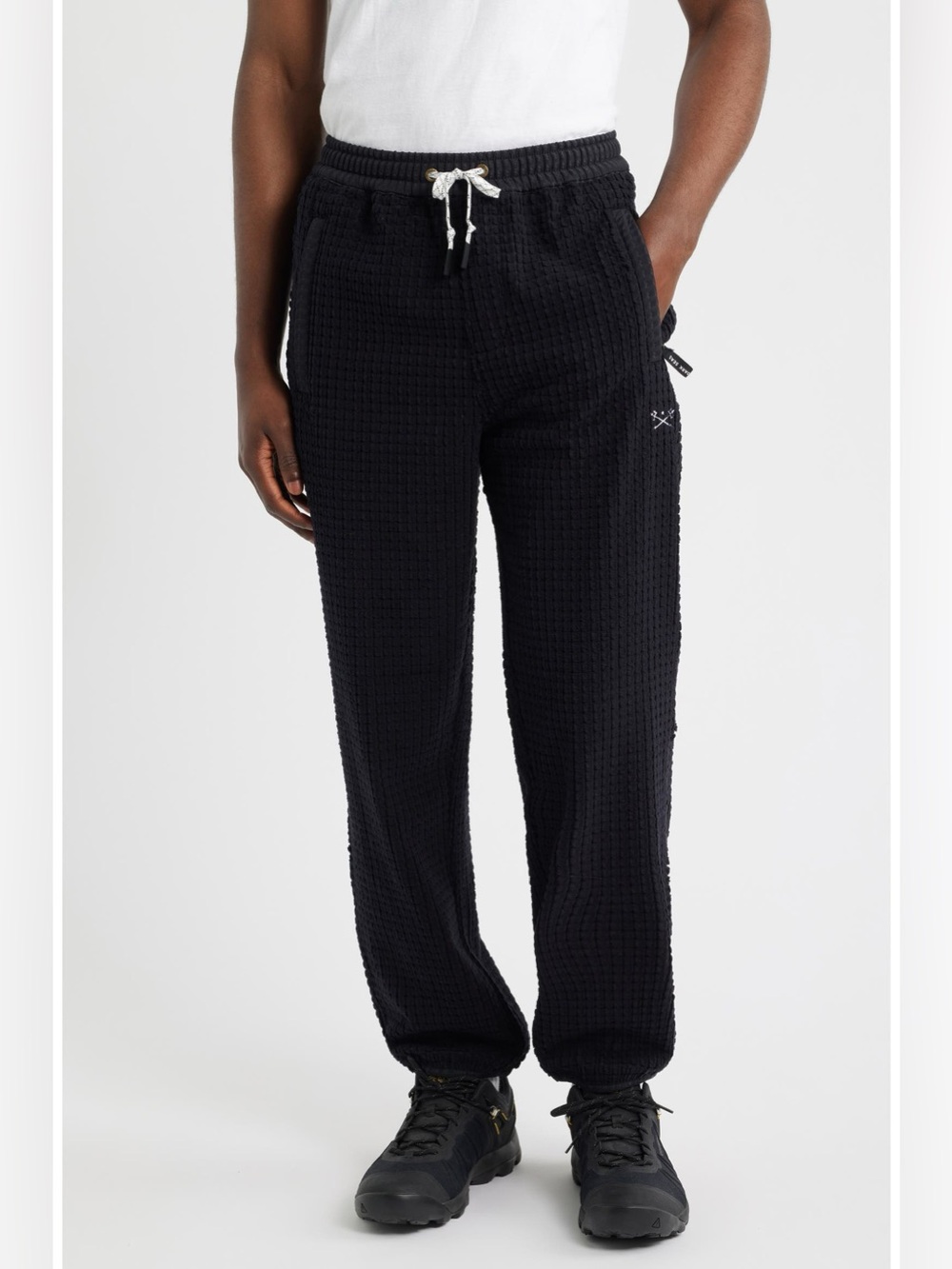 Dark Seas Advanced Sweatpants Black Fleece Jogger Baggy Medium Men